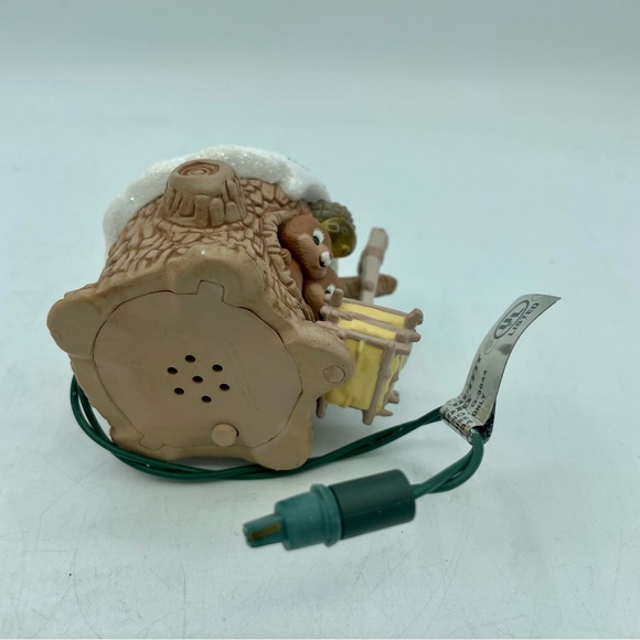 1994 Hallmark Baby’s First Christmas Ornament Lights Music Magic Squirrels - Picture 9 of 12